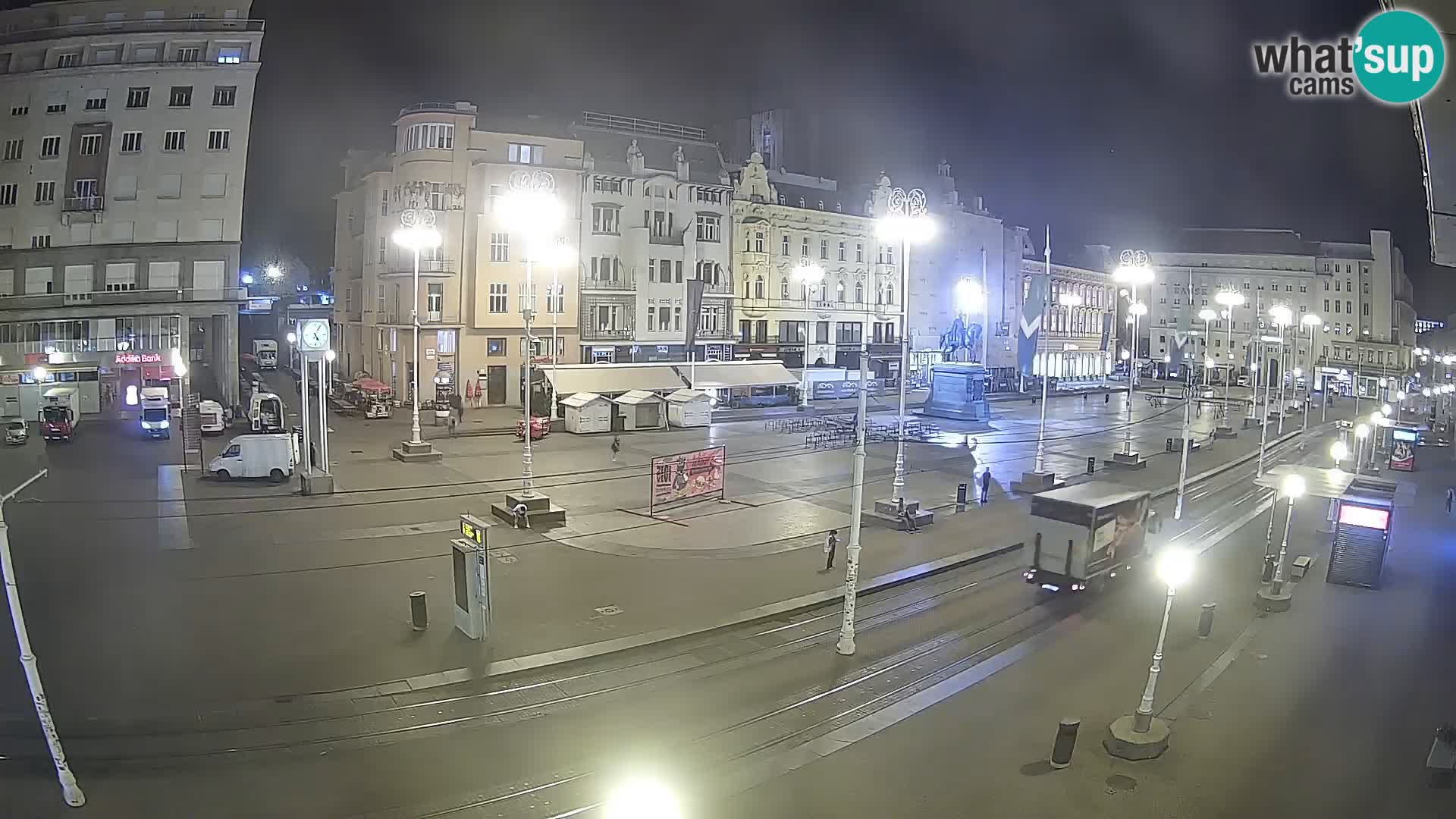Live Cam Zagreb Ban Jelačić place | Croatie
