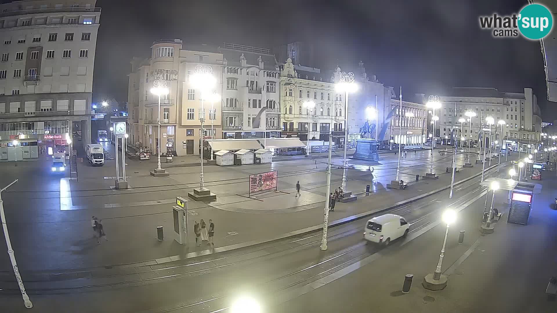 Live Cam Zagreb Ban Jelačić place | Croatie
