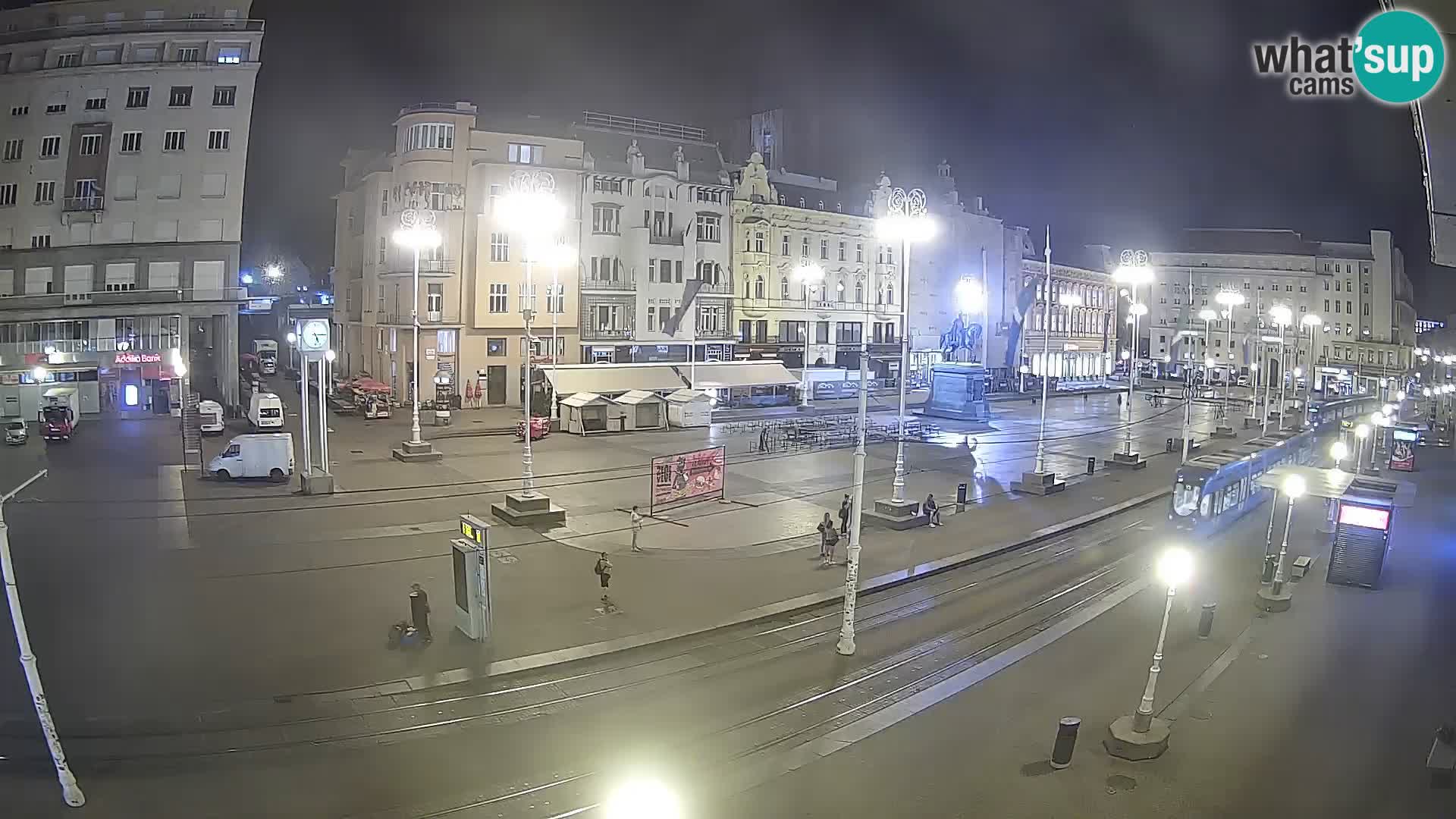 Webcam Zagreb Bana Jelačića square | Croatia