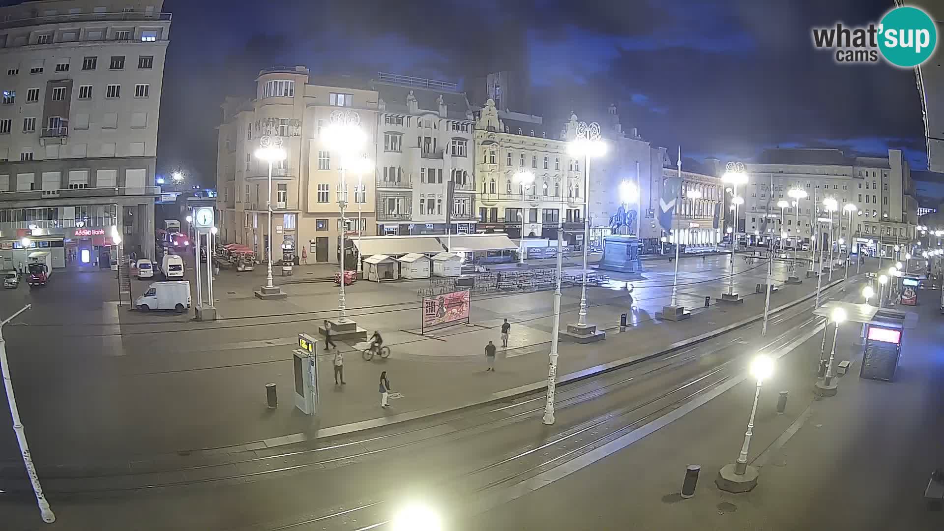 Webcam Zagreb Bana Jelačića square | Croatia