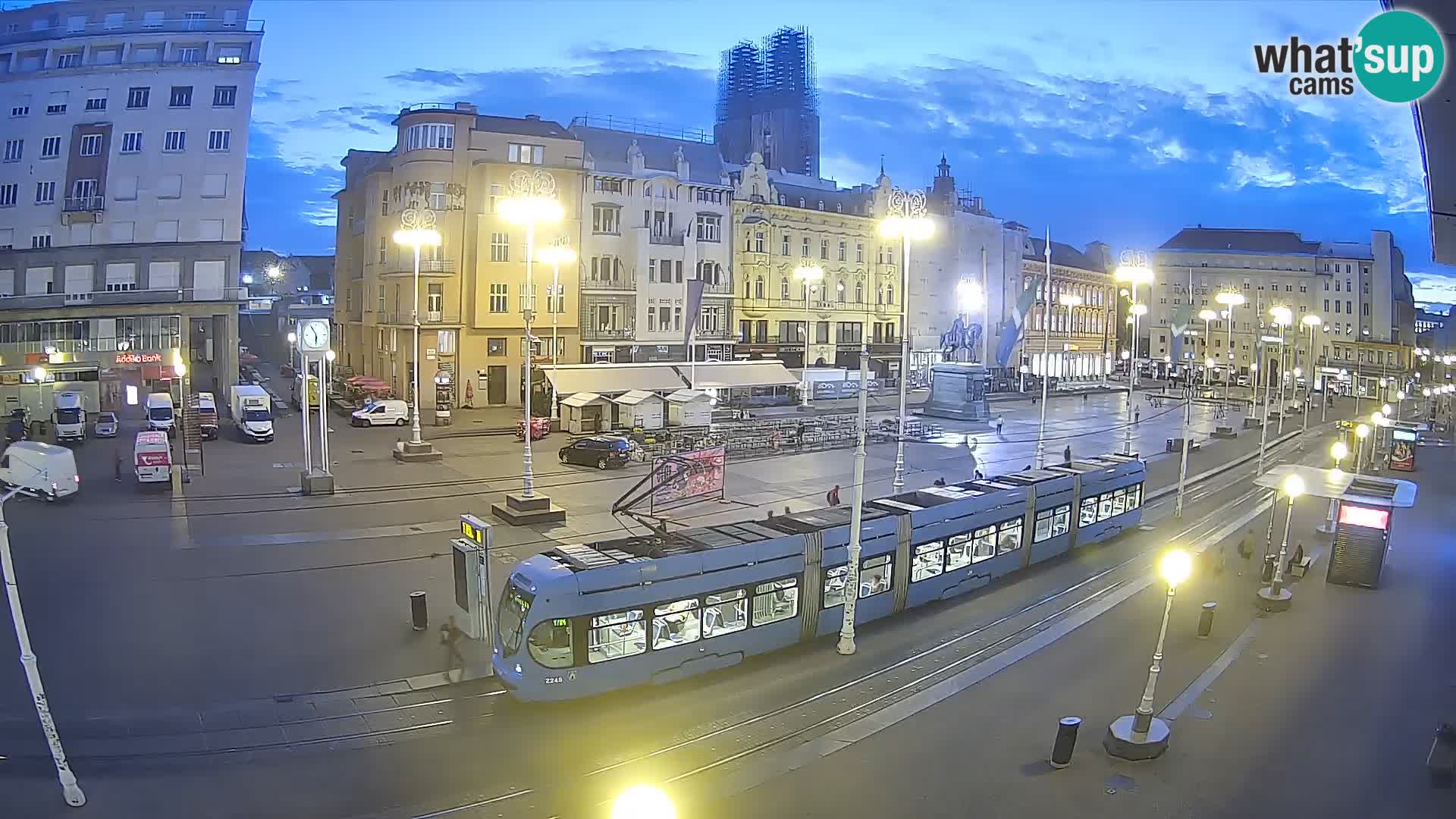 Webcam Zagabria Ban Jelacic piazza | Croazia