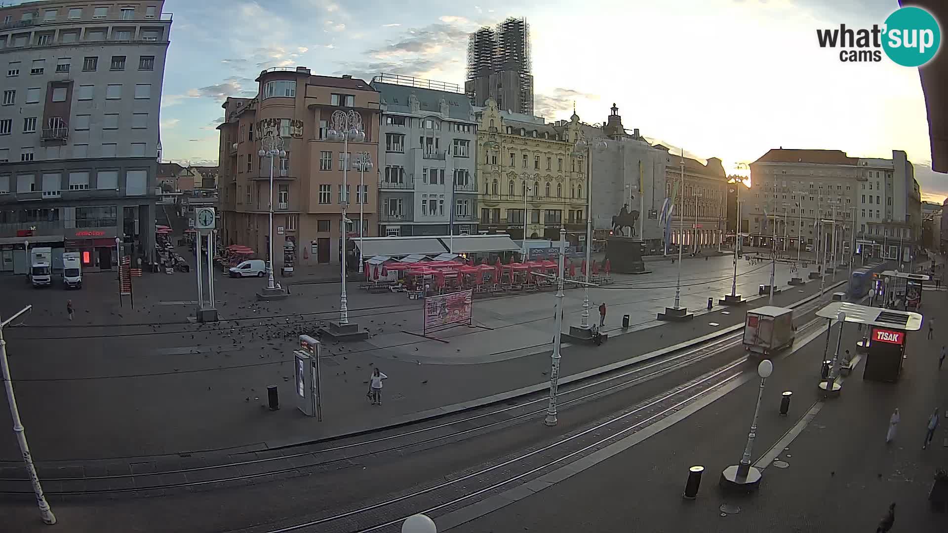 Webcam Zagabria Ban Jelacic piazza | Croazia