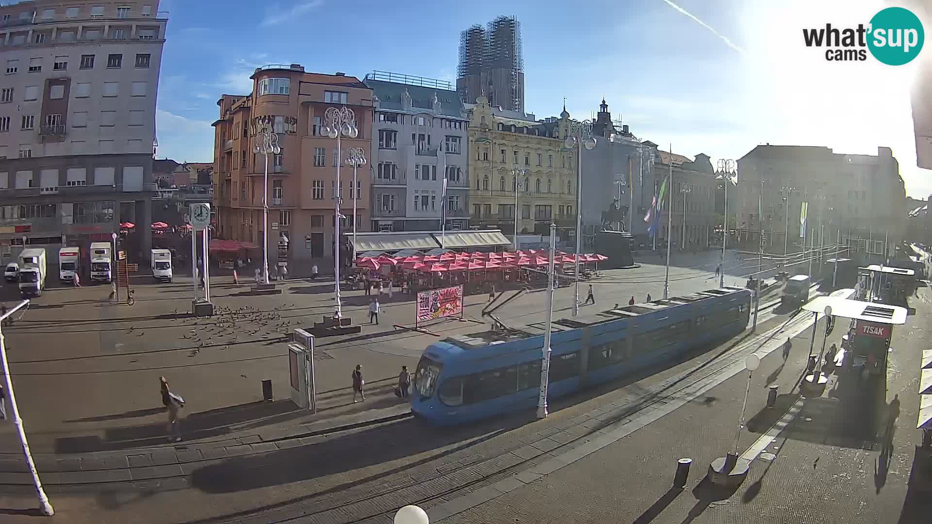 Zagreb live cam Bana Jelačića