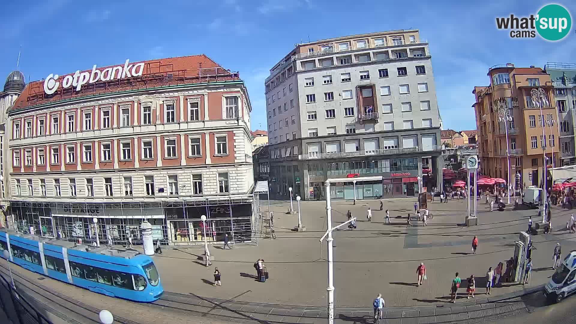 Zagreb live cam Bana Jelačića