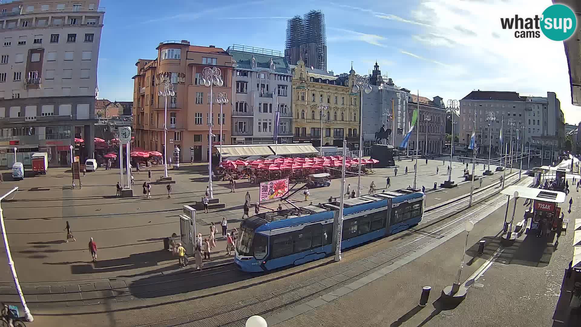 Spletna kamera Zagreb Ban Jelačić