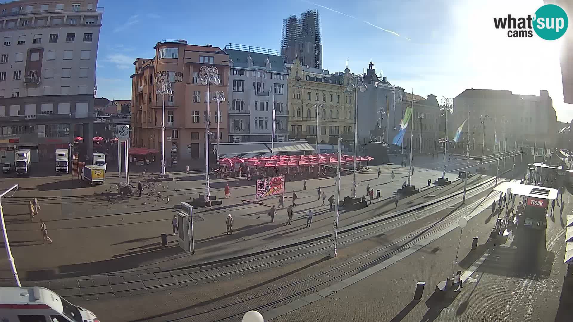 Spletna kamera Zagreb Ban Jelačić