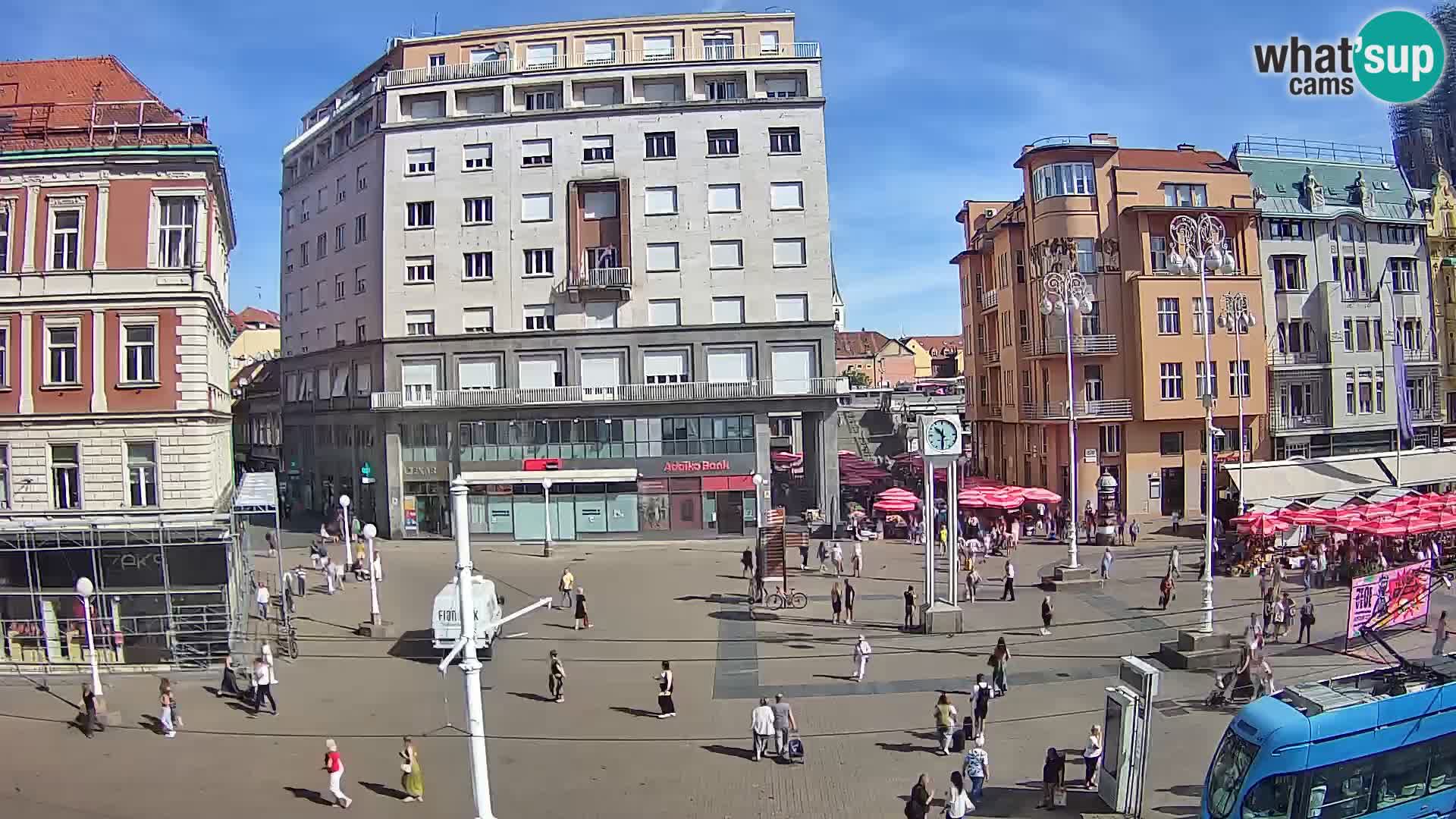 Spletna kamera Zagreb Ban Jelačić