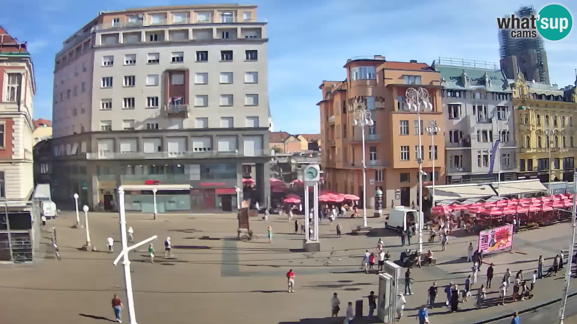 Webcam Zagabria Ban Jelacic piazza | Croazia
