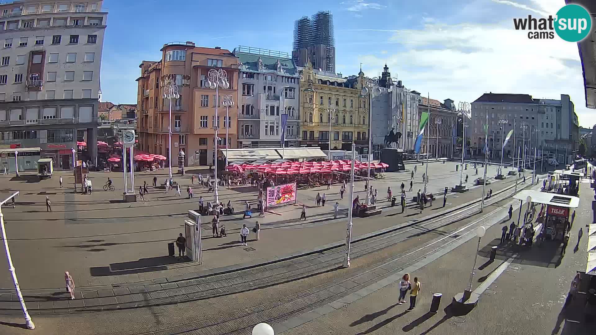 Zagreb live cam Bana Jelačića