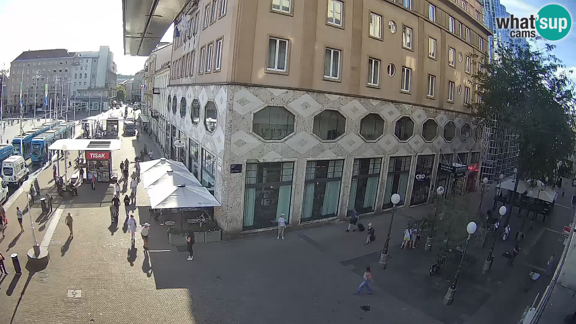 Webcam Zagabria Ban Jelacic piazza | Croazia