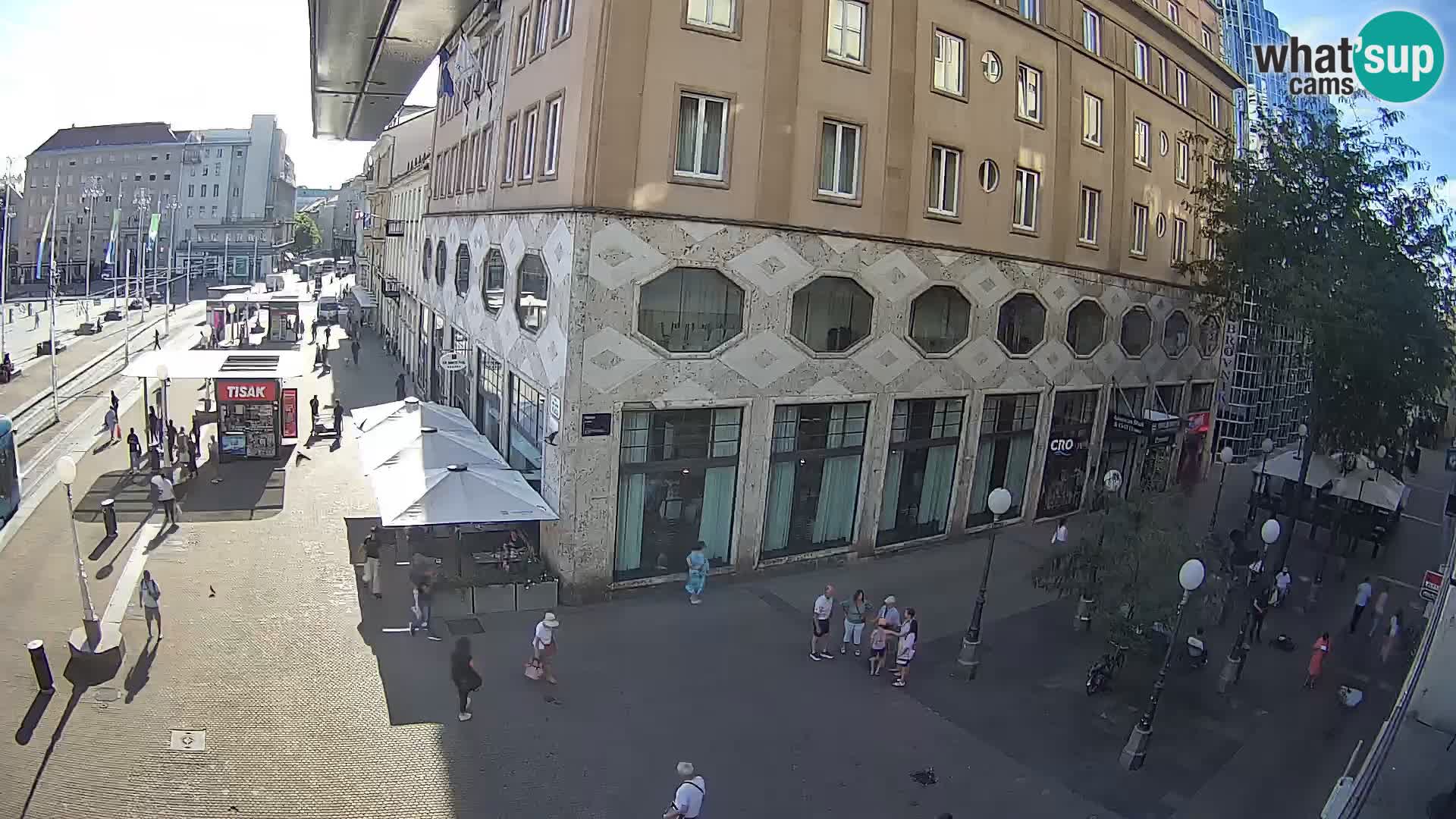 Zagreb live cam Bana Jelačića