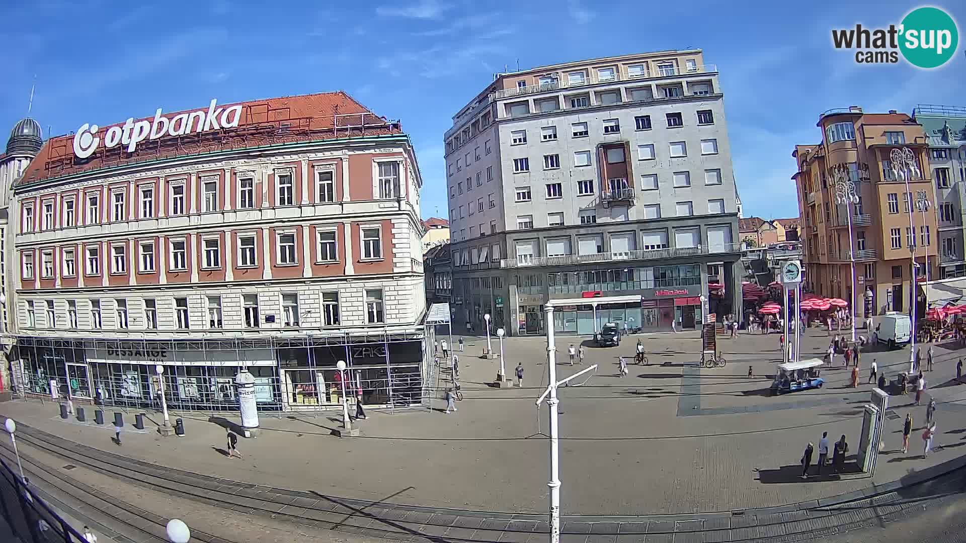 Spletna kamera Zagreb Ban Jelačić