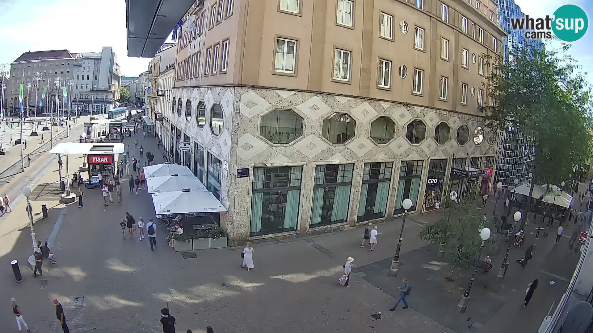 Zagreb live cam Bana Jelačića