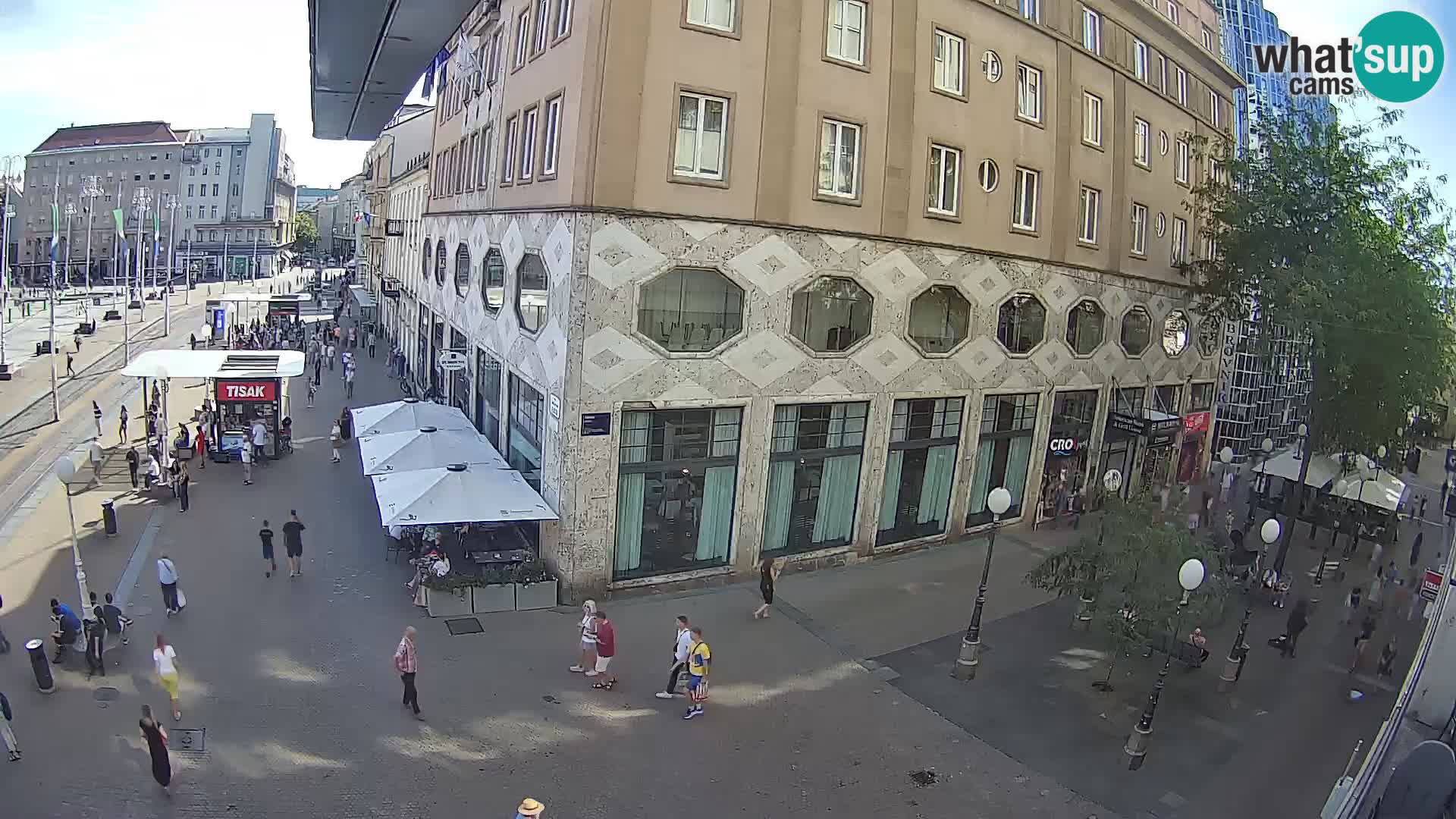 Zagreb live cam Bana Jelačića
