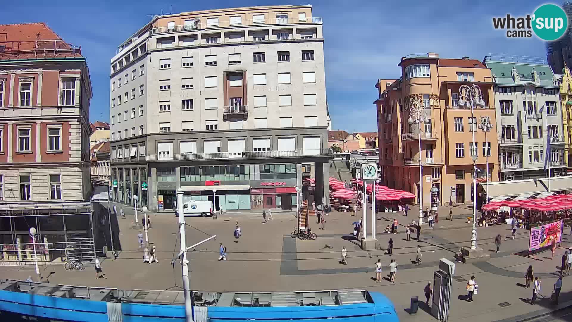 Spletna kamera Zagreb Ban Jelačić