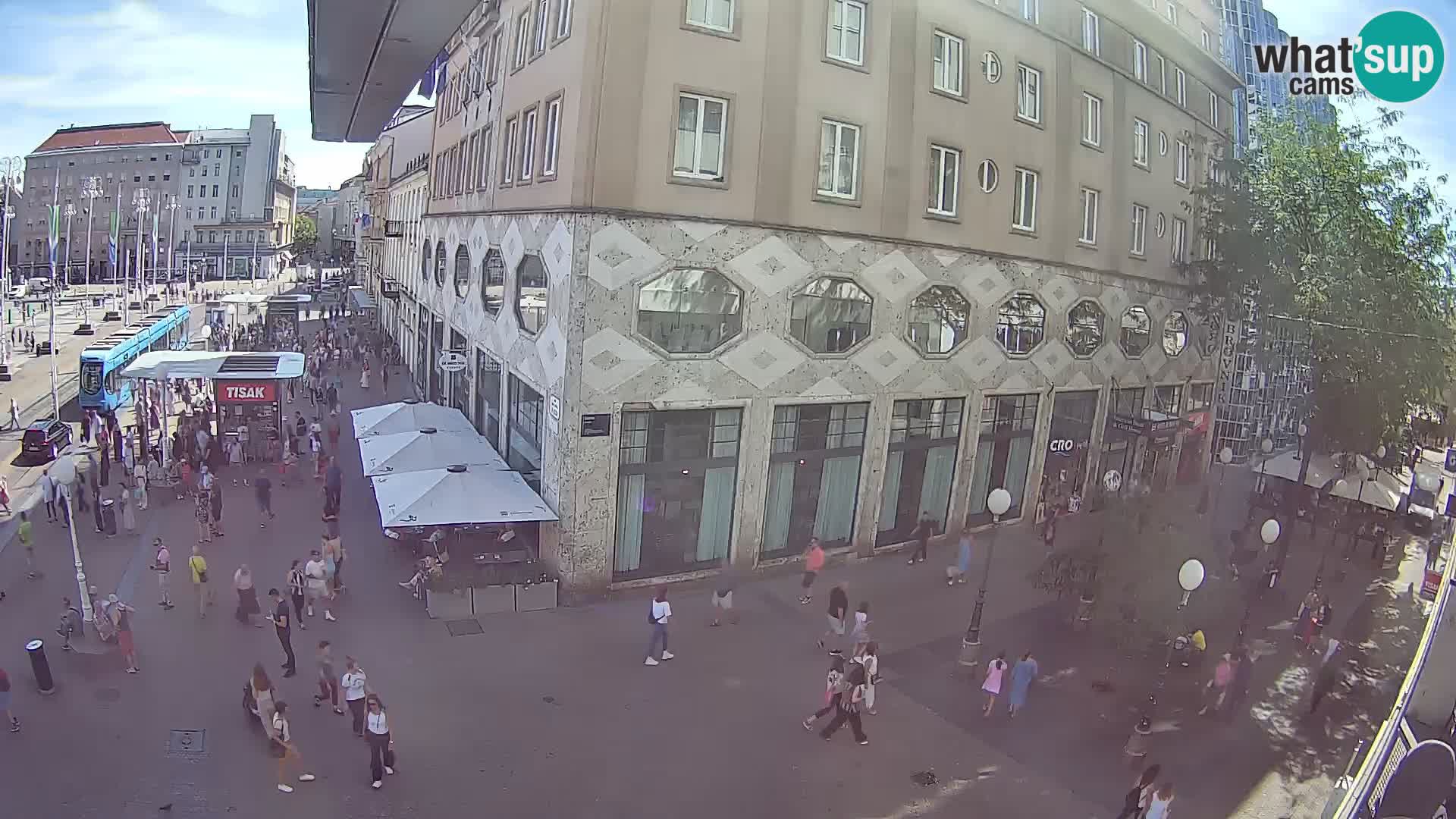 Live Cam Zagreb Ban Jelačić place | Croatie