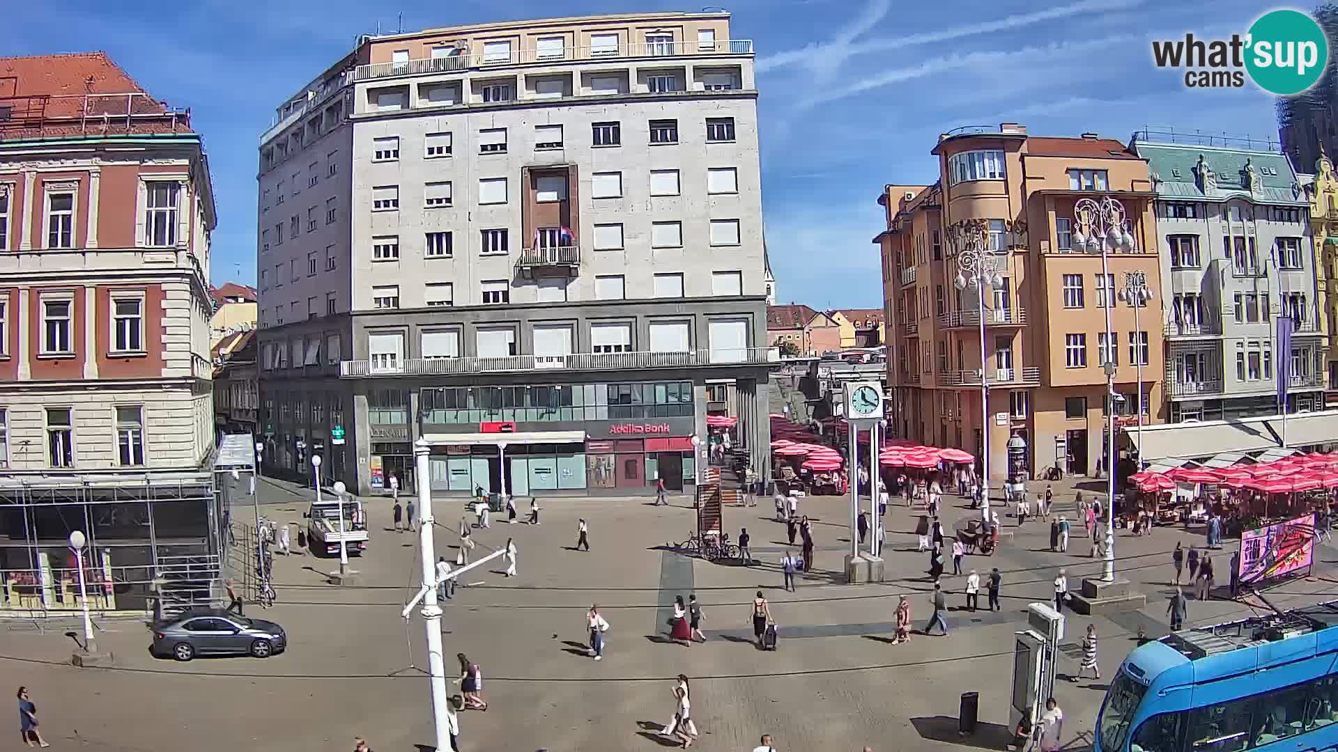 Spletna kamera Zagreb Ban Jelačić