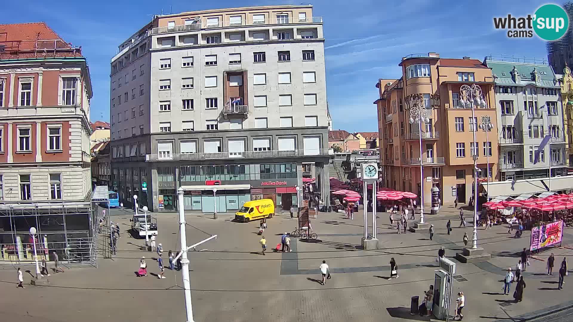 Zagreb live cam Bana Jelačića
