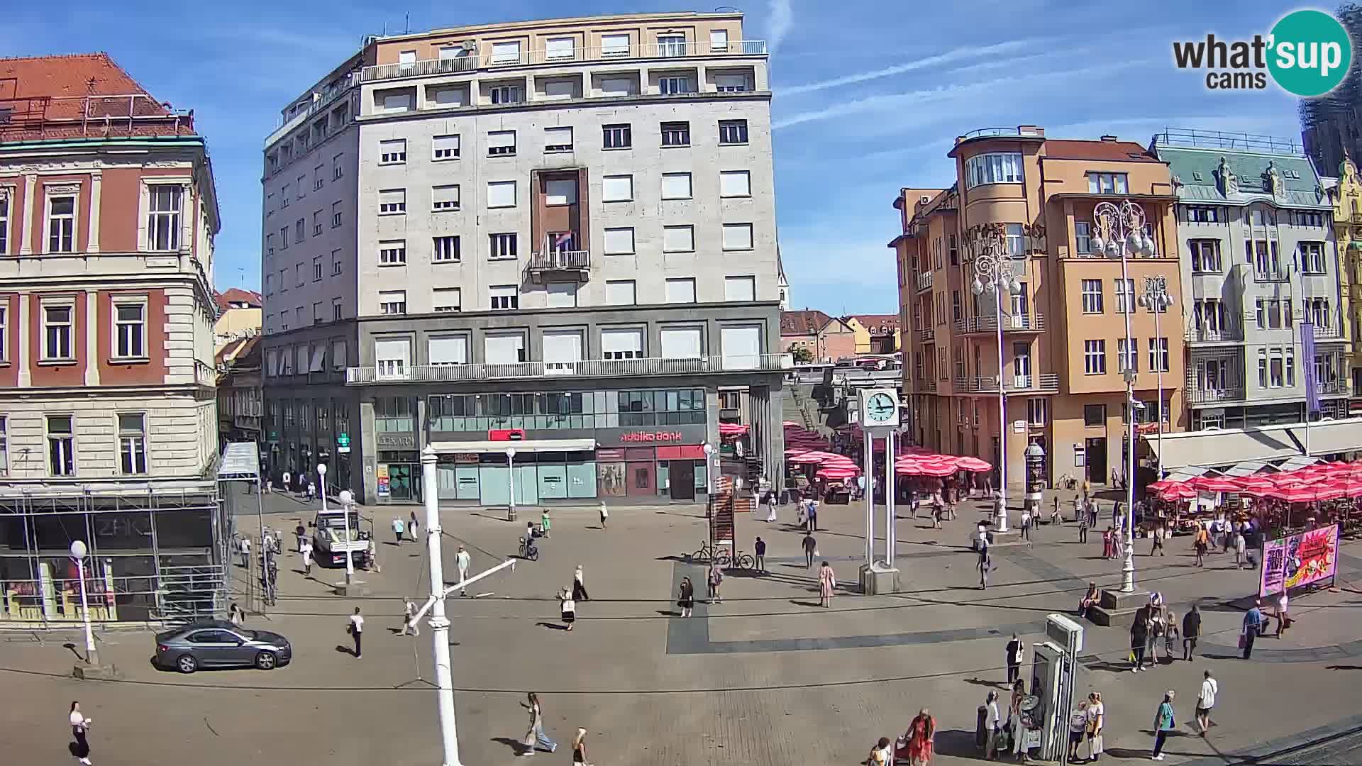 Spletna kamera Zagreb Ban Jelačić