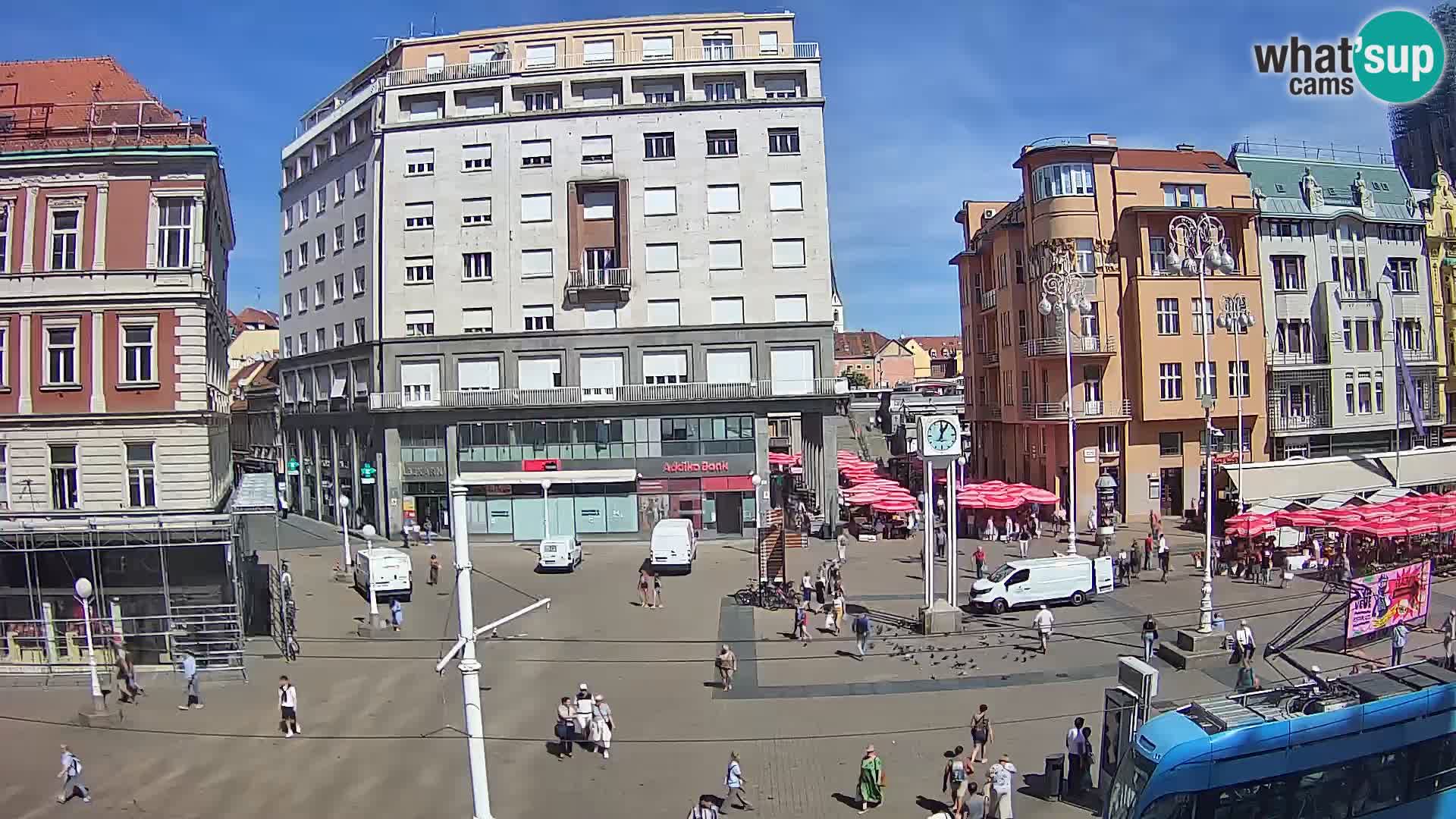 Zagreb live cam Bana Jelačića