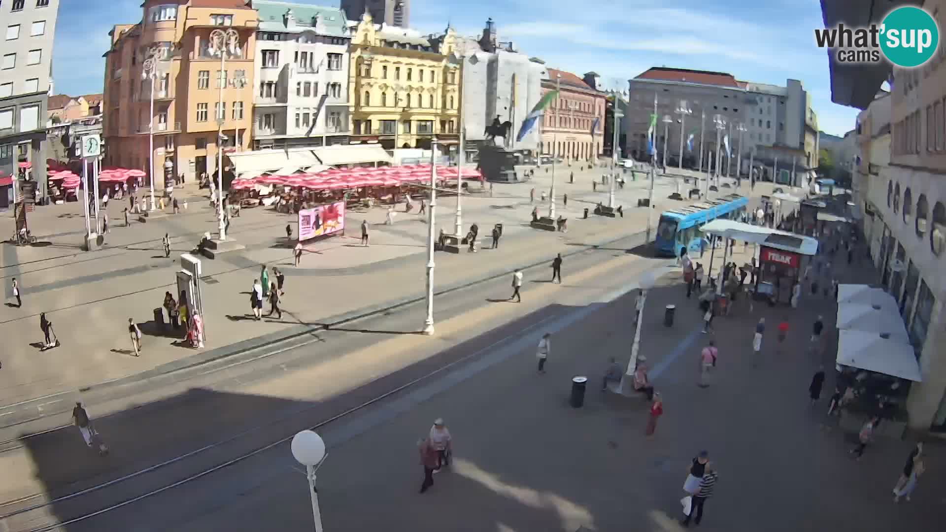 Spletna kamera Zagreb Ban Jelačić