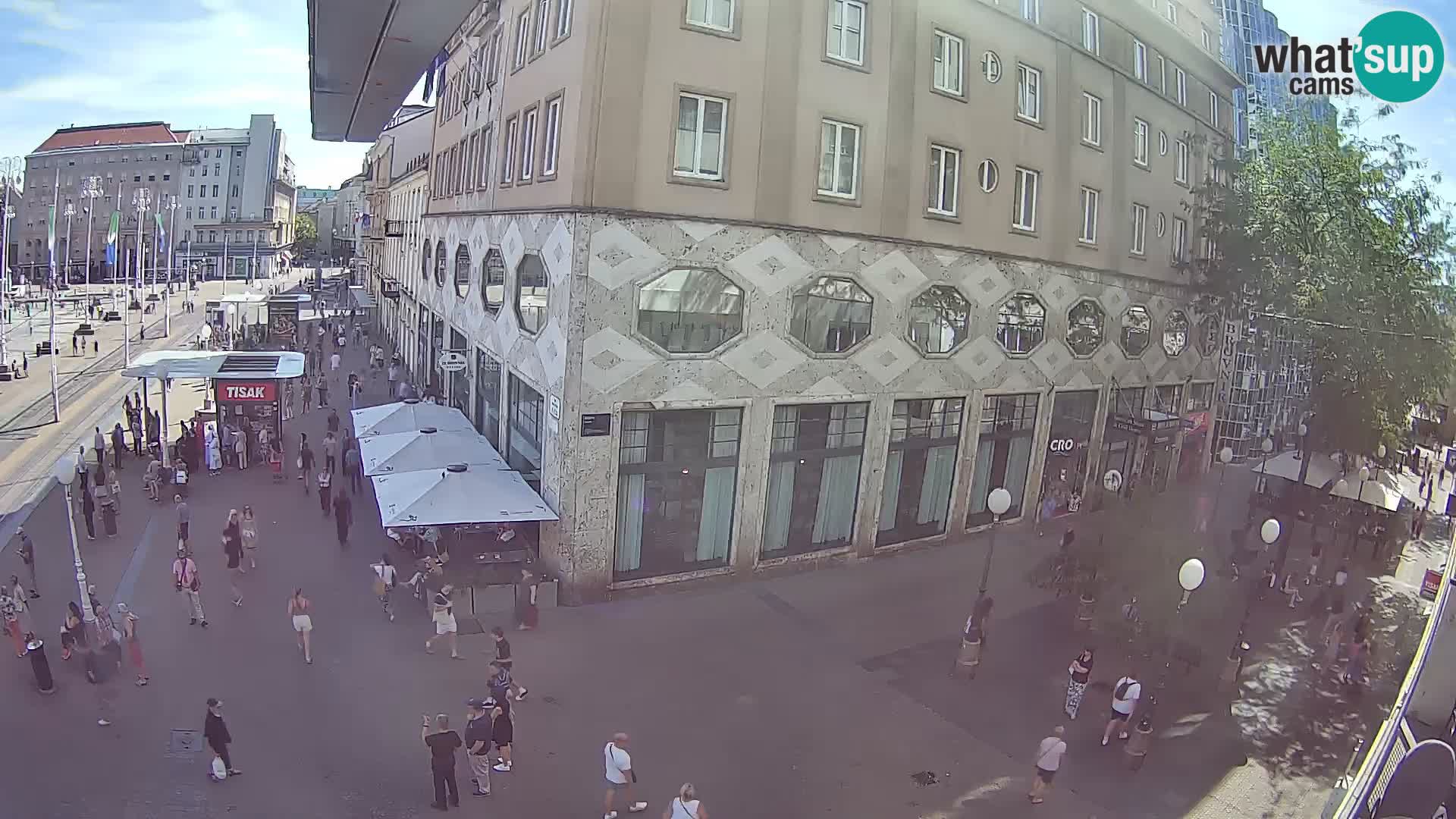Spletna kamera Zagreb Ban Jelačić