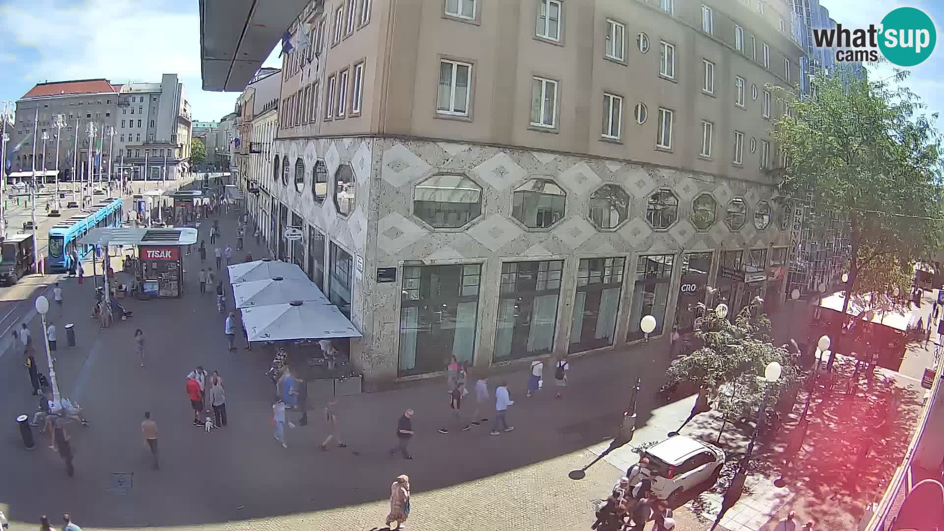 Webcam Zagabria Ban Jelacic piazza | Croazia