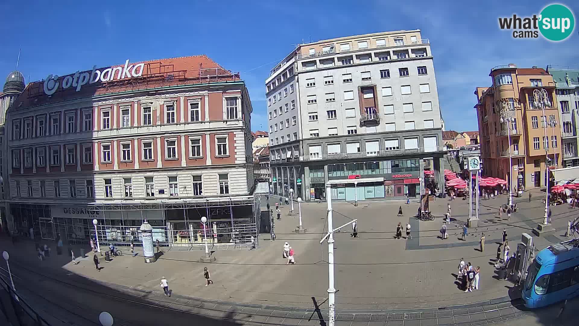 Zagreb live cam Bana Jelačića