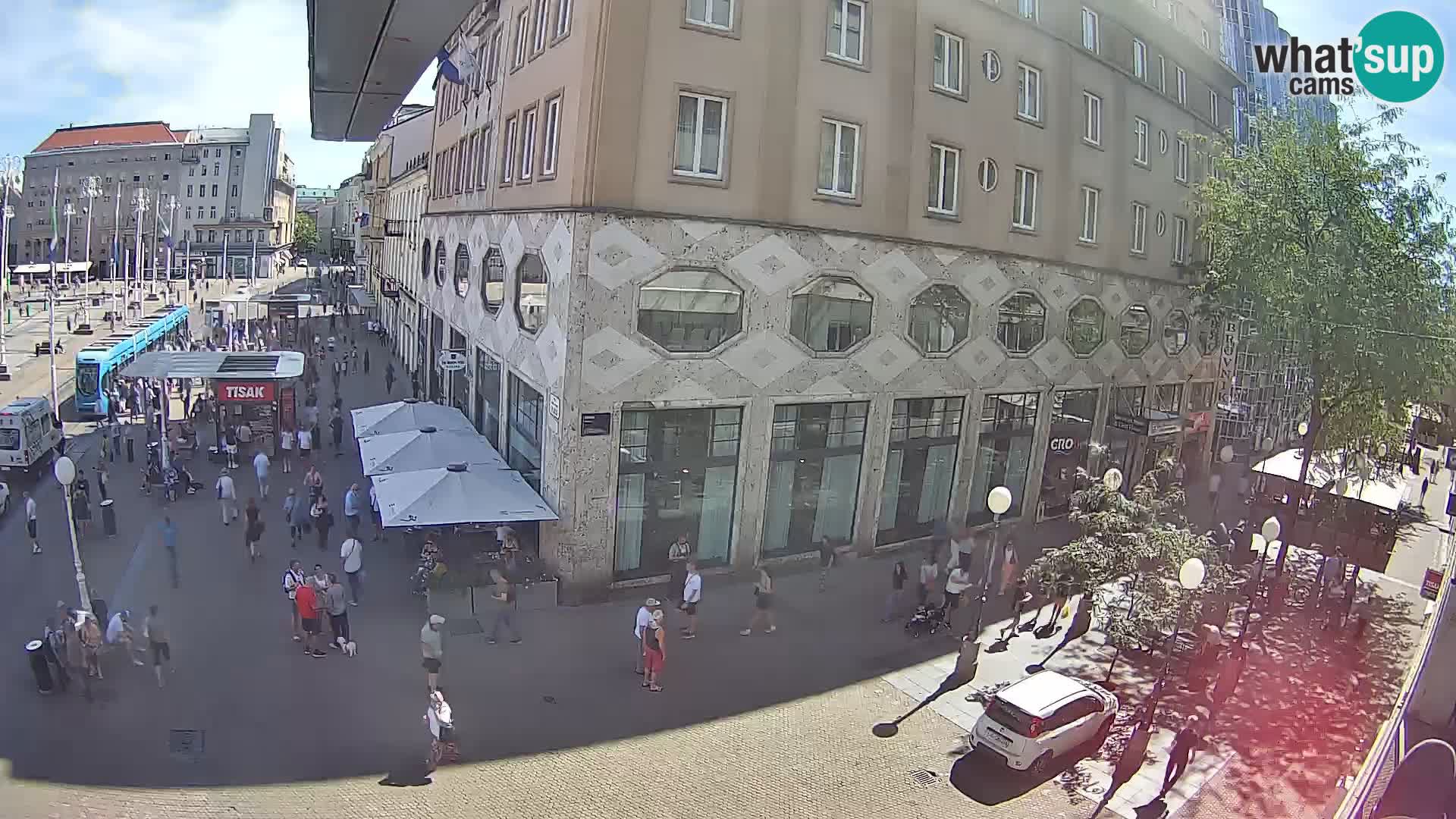 Spletna kamera Zagreb Ban Jelačić