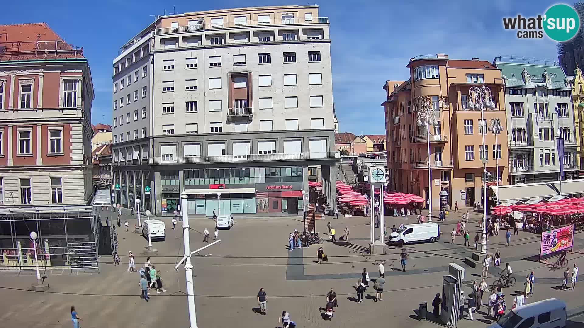 Spletna kamera Zagreb Ban Jelačić