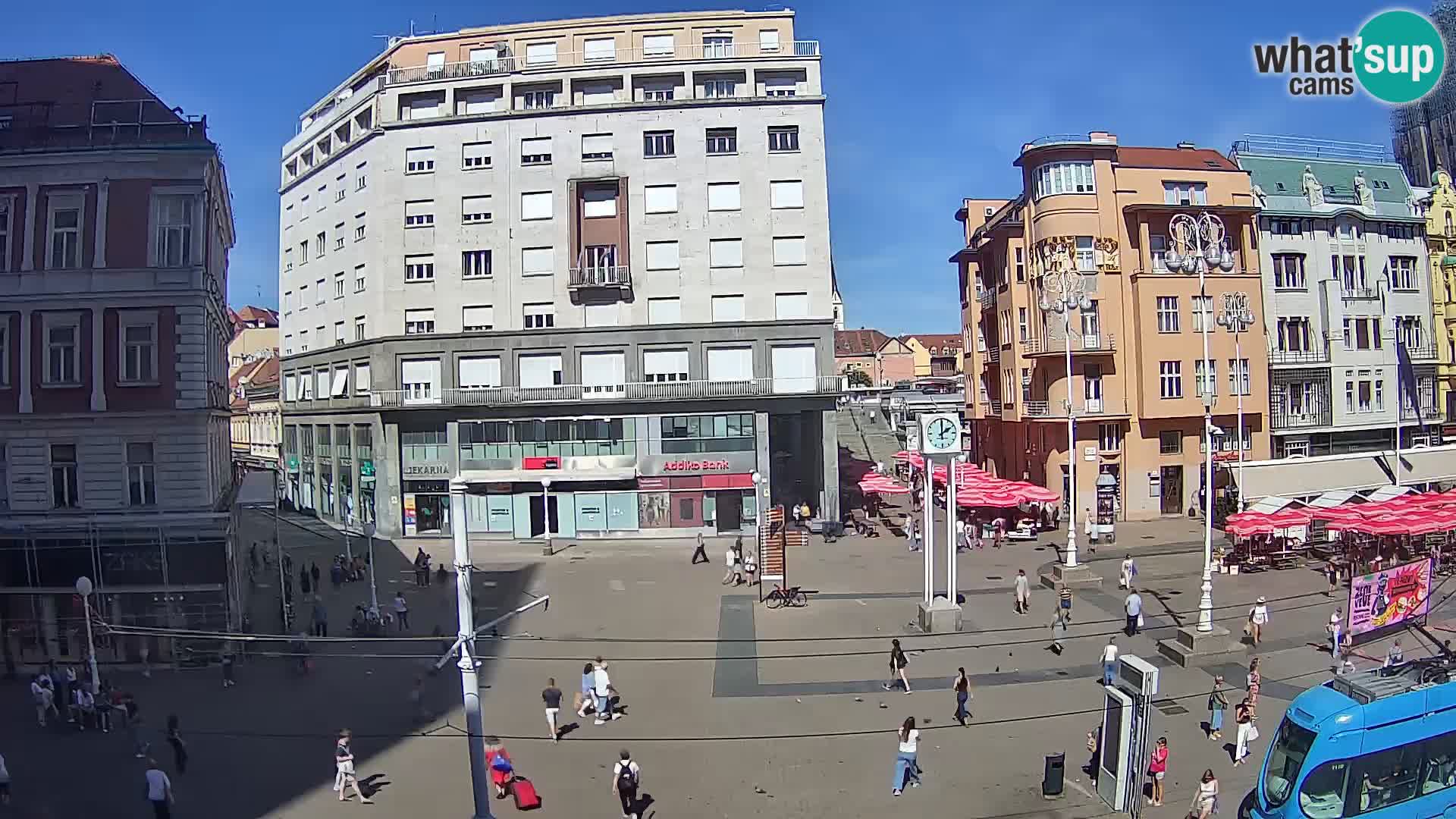 Spletna kamera Zagreb Ban Jelačić