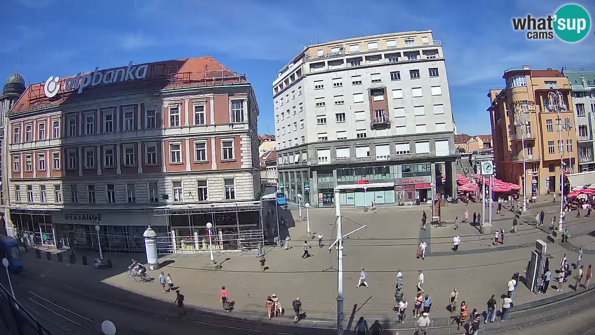 Spletna kamera Zagreb Ban Jelačić