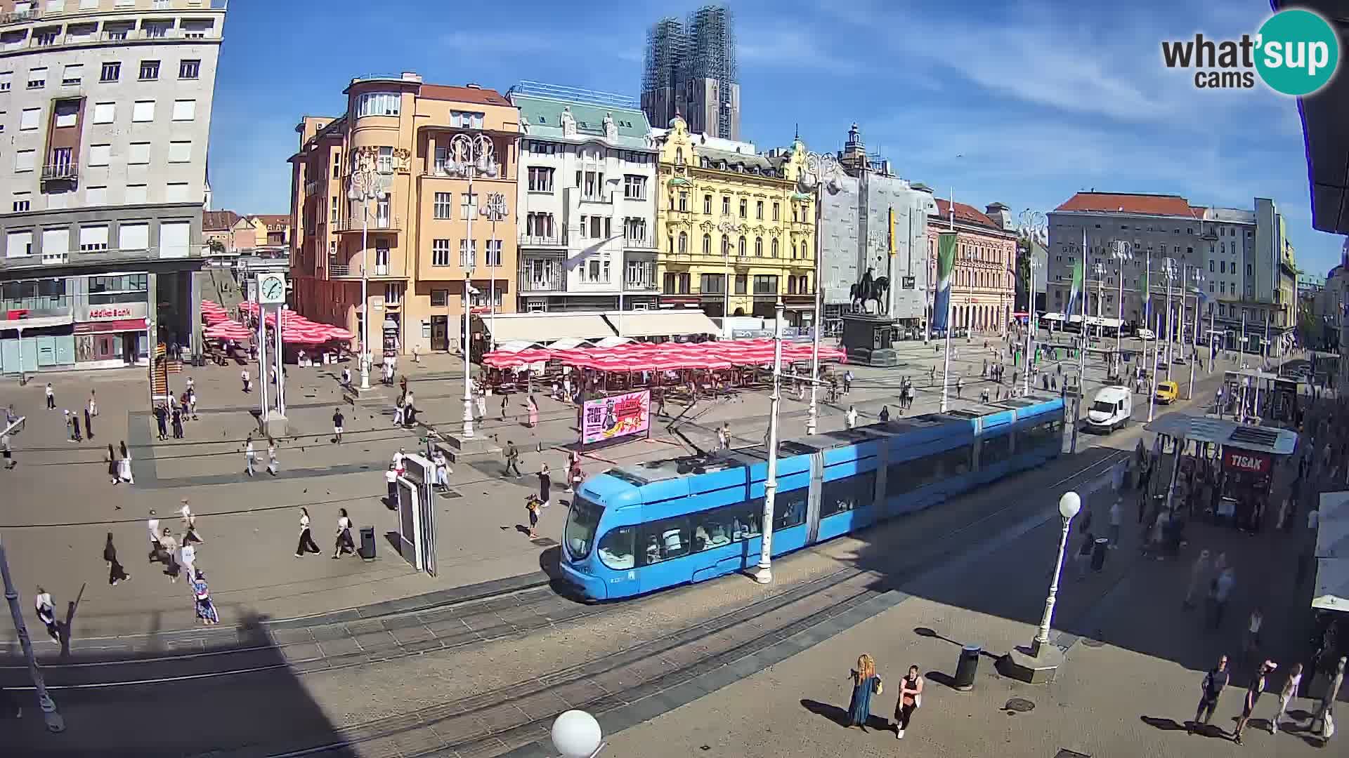 Zagreb live cam Bana Jelačića