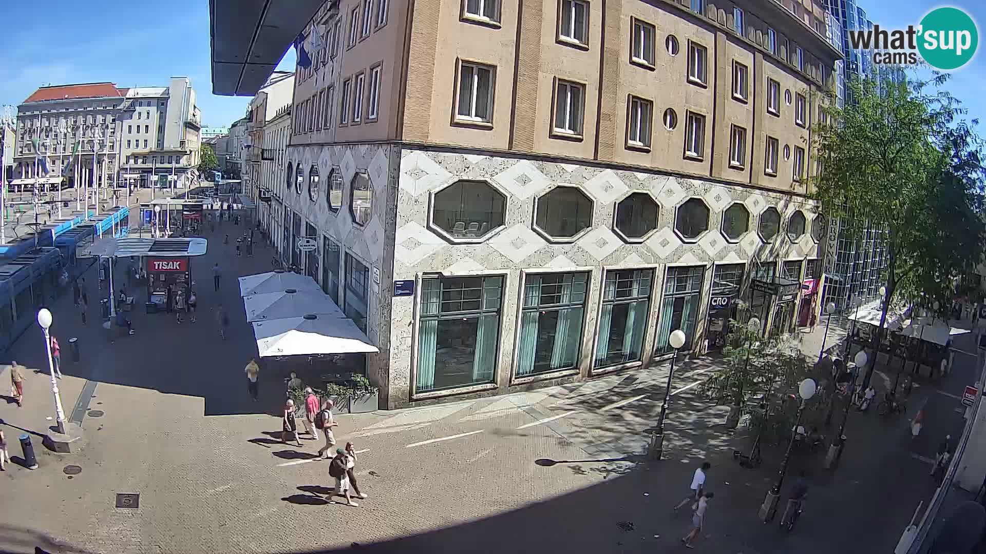 Spletna kamera Zagreb Ban Jelačić