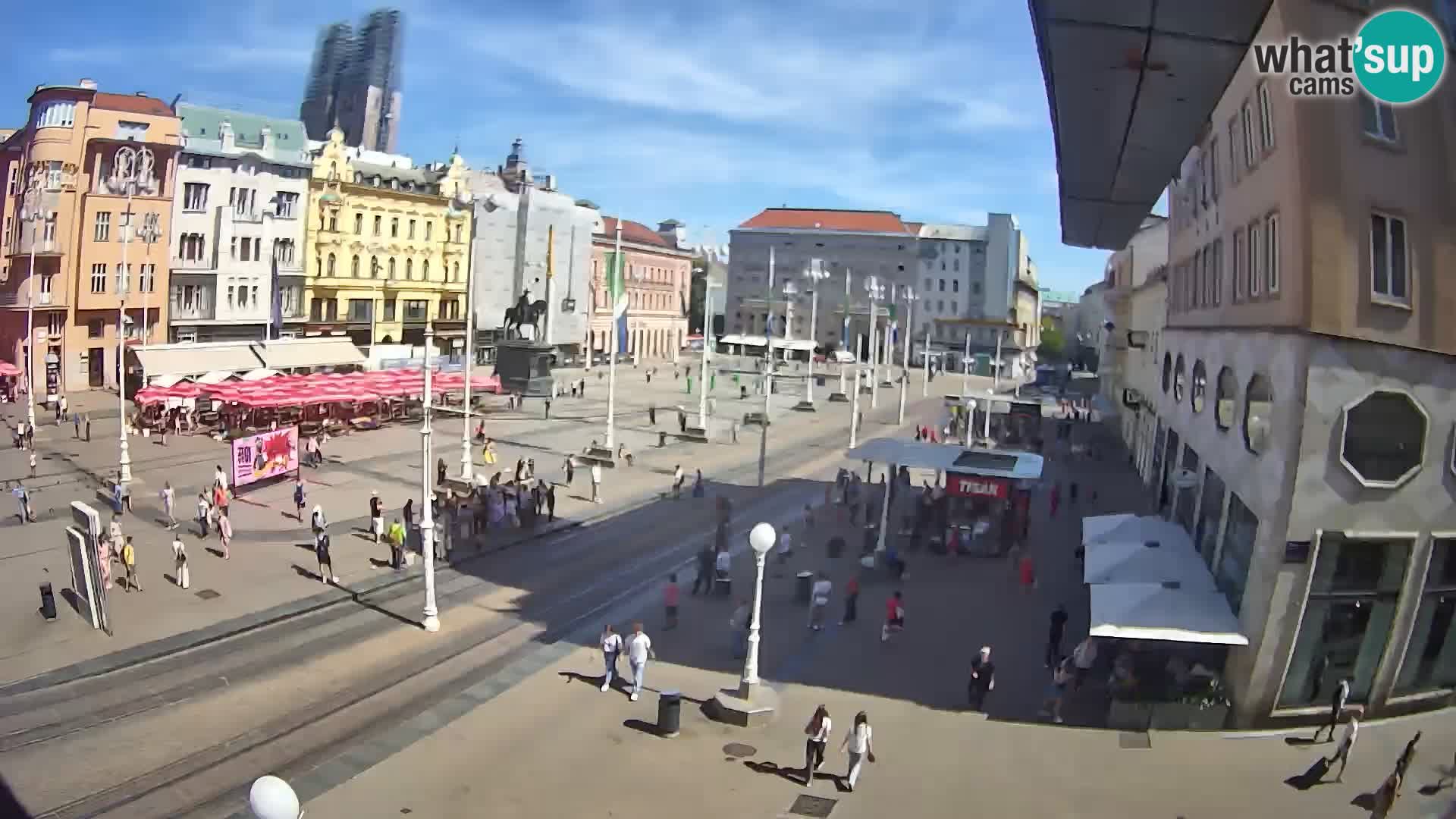 Spletna kamera Zagreb Ban Jelačić