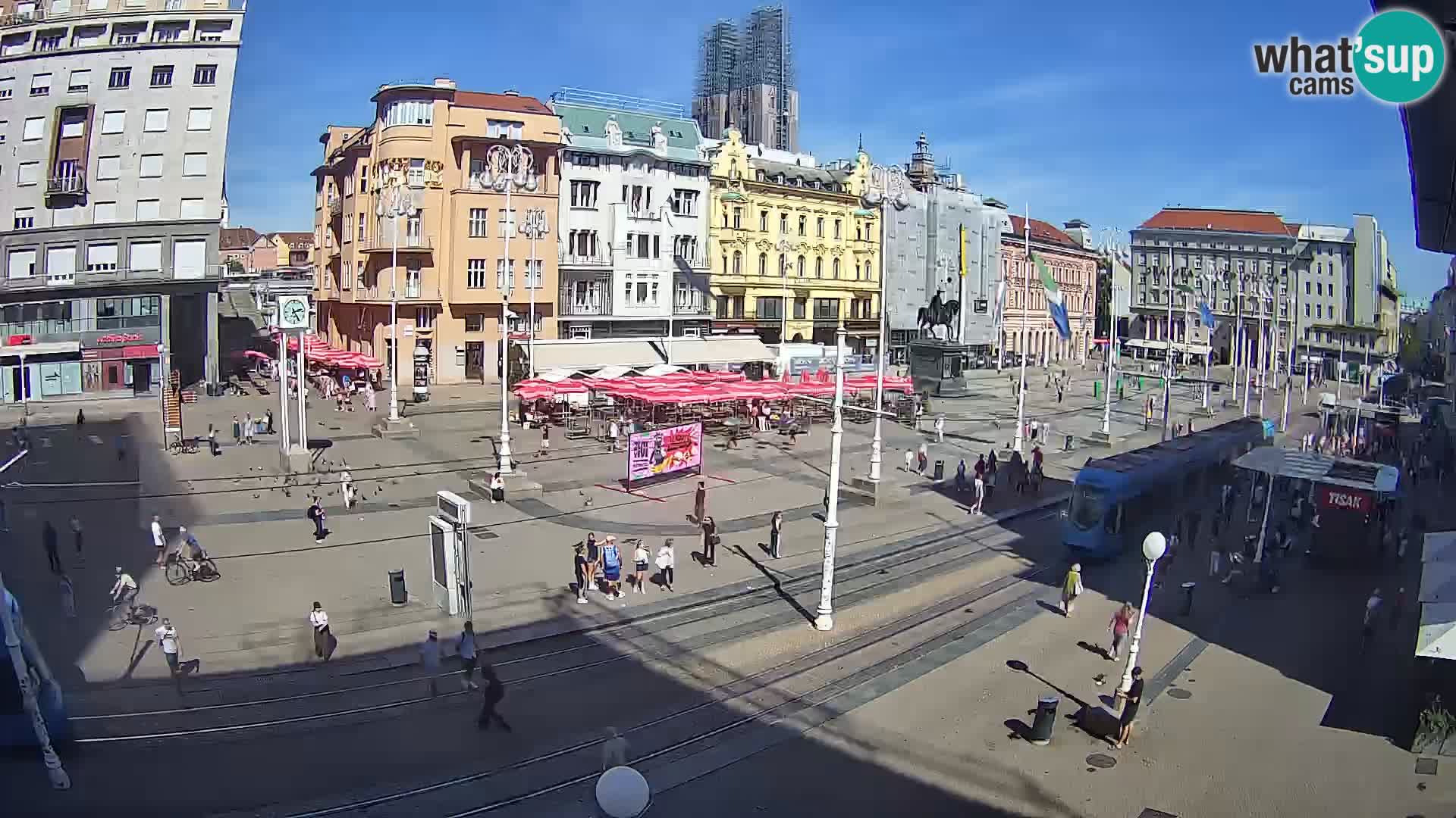 Spletna kamera Zagreb Ban Jelačić