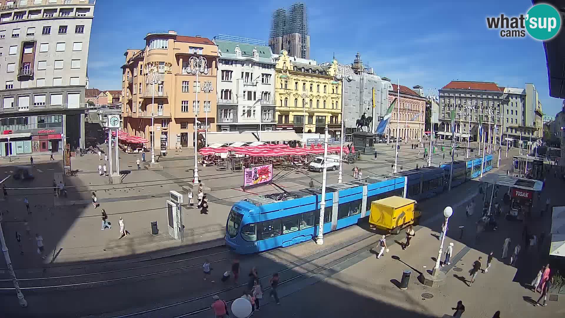 Spletna kamera Zagreb Ban Jelačić