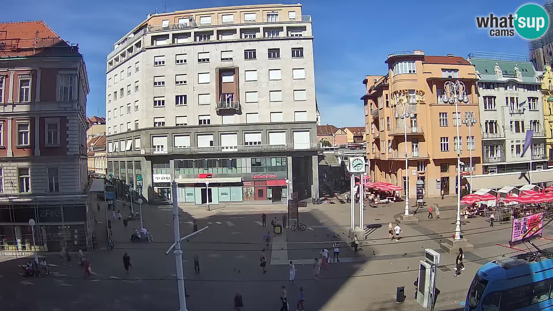 Spletna kamera Zagreb Ban Jelačić