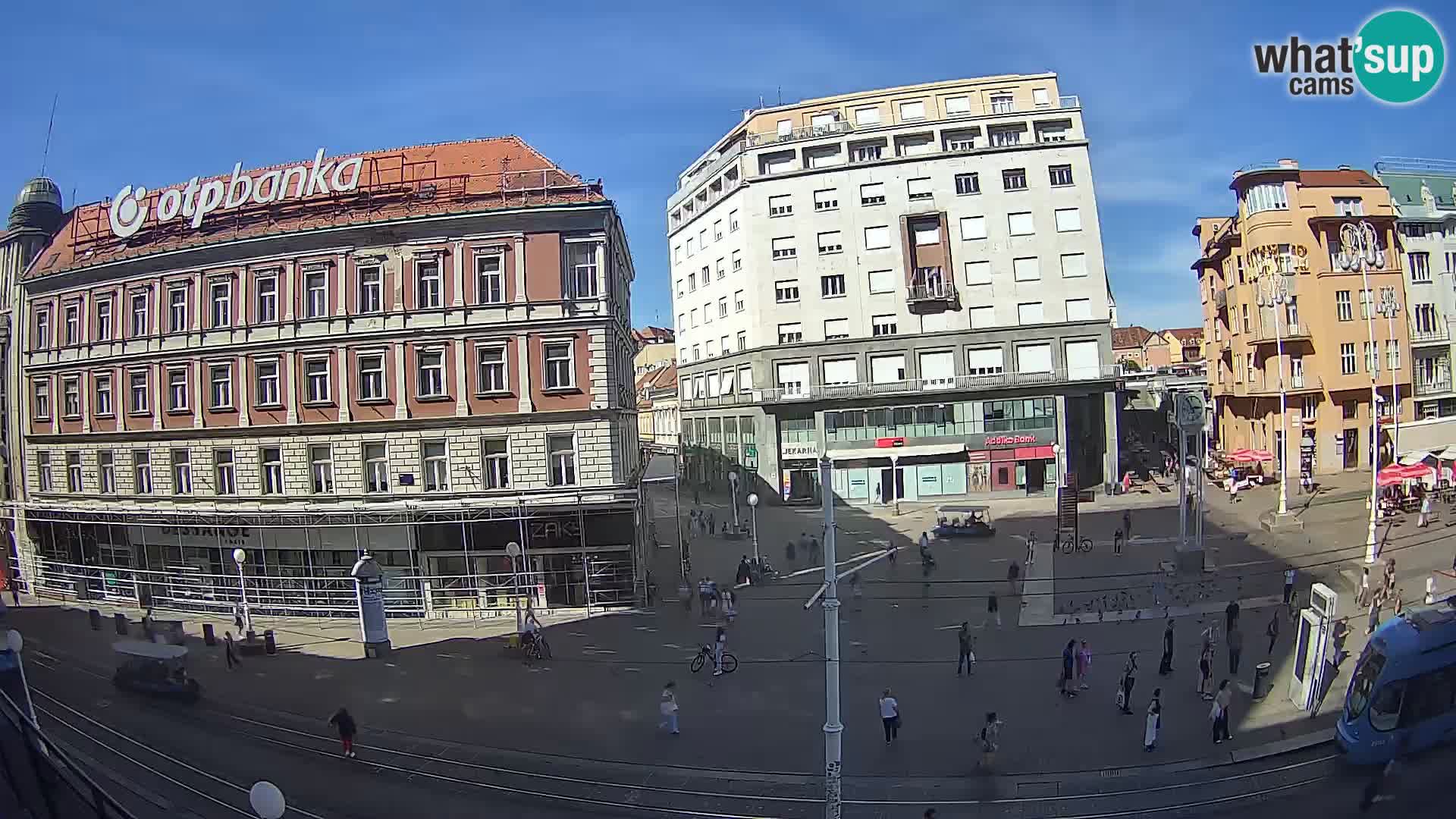 Spletna kamera Zagreb Ban Jelačić