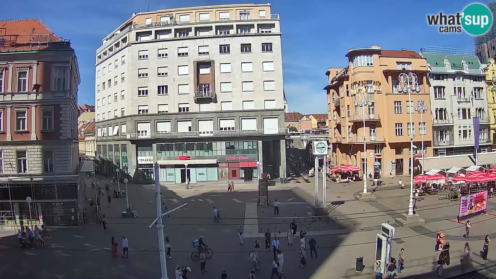 Zagreb live cam Bana Jelačića