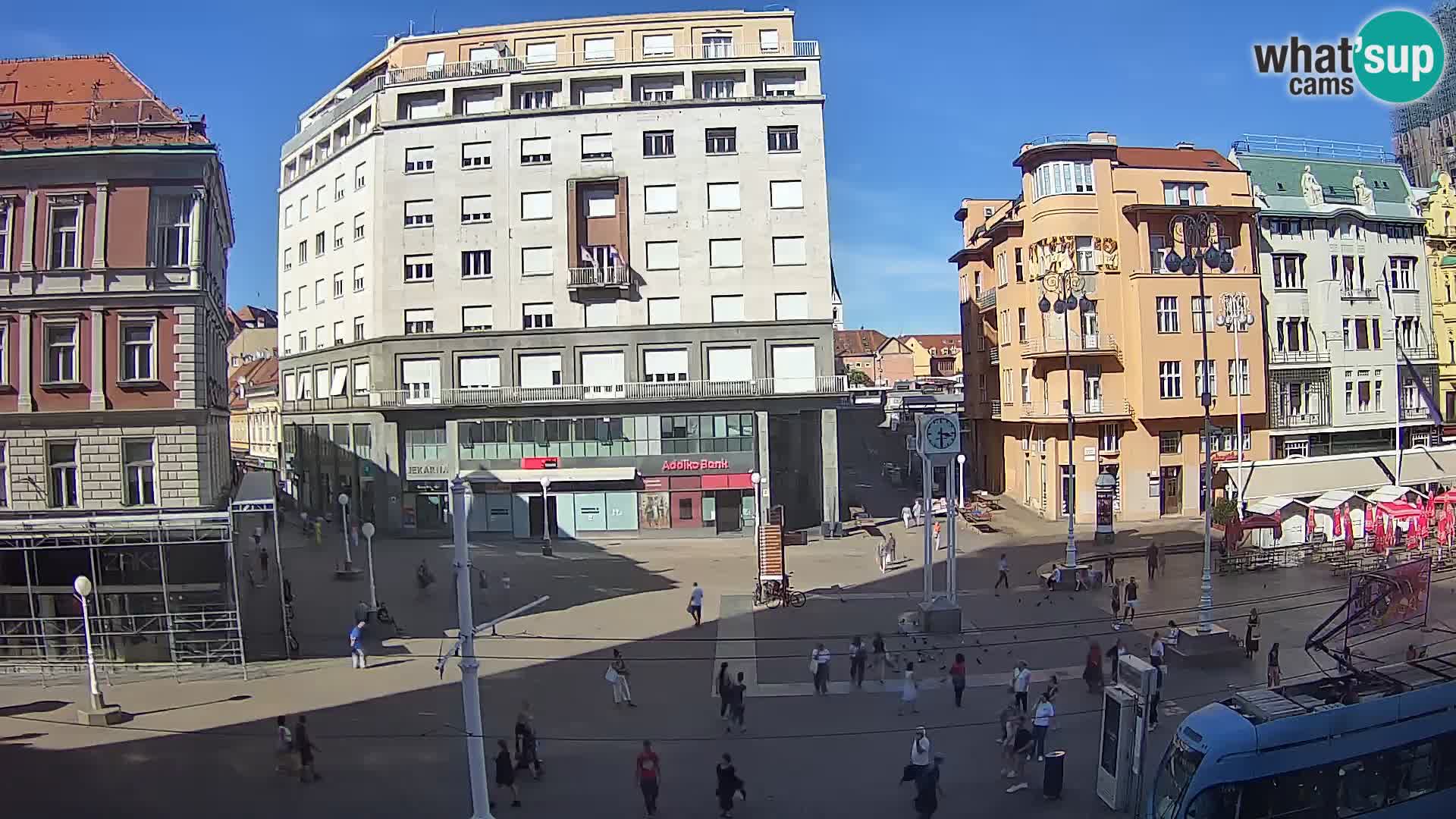 Spletna kamera Zagreb Ban Jelačić