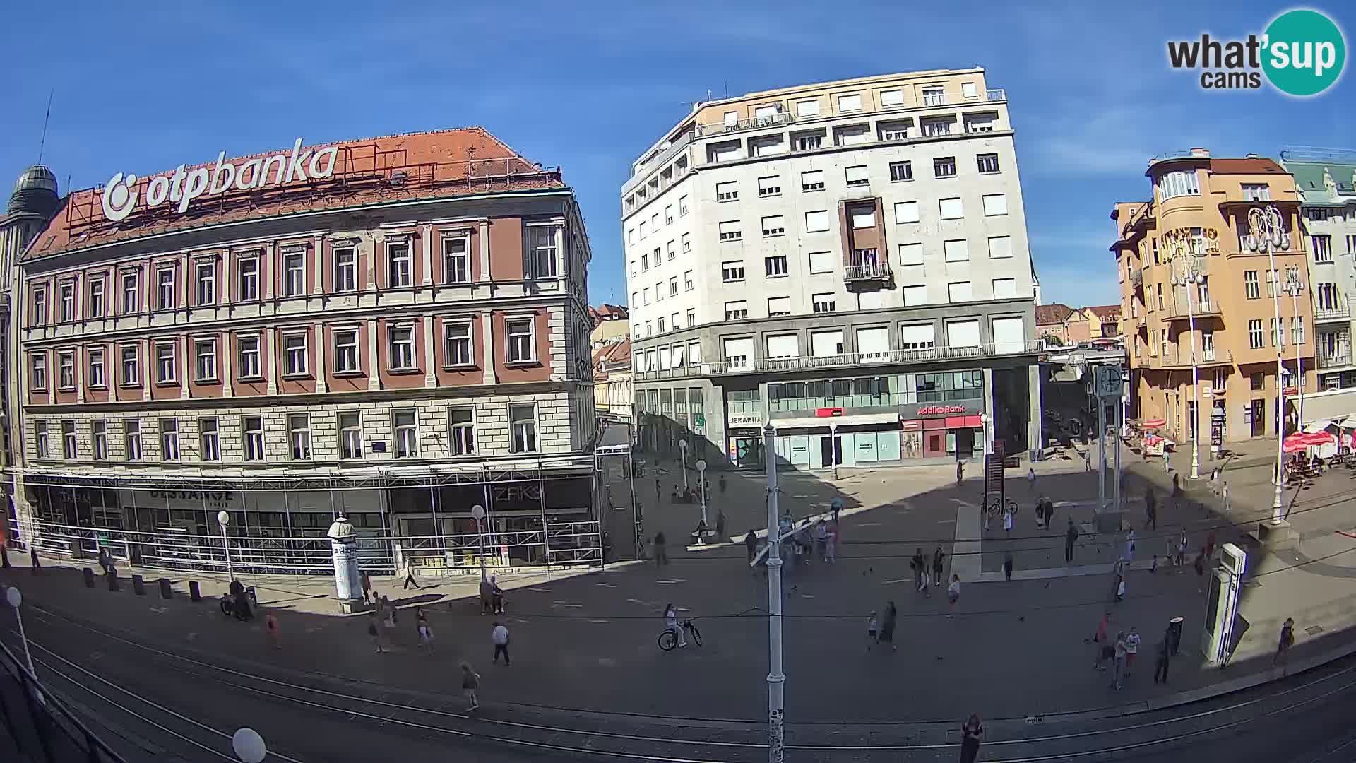 Live Cam Zagreb Ban Jelačić place | Croatie