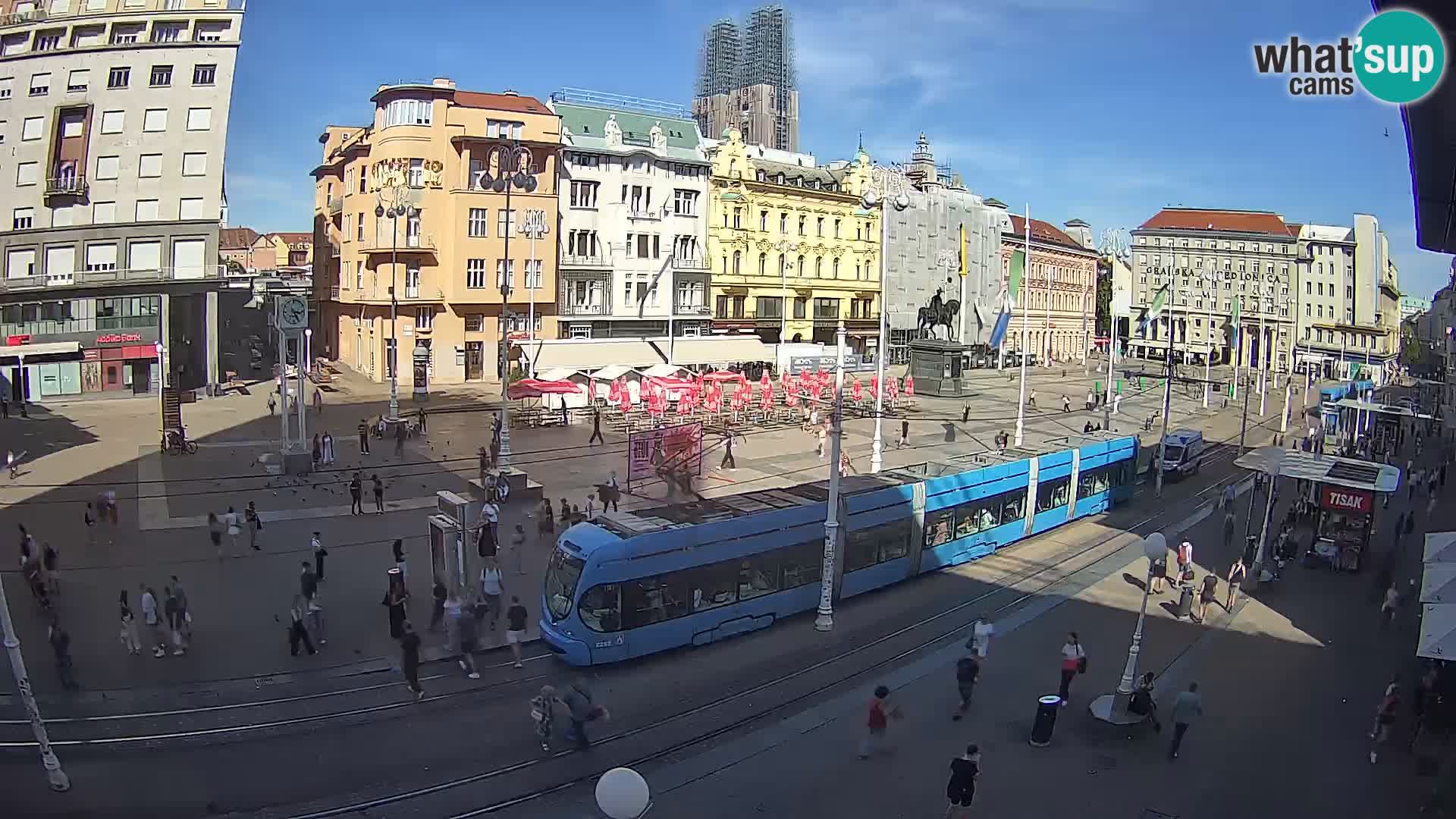 Spletna kamera Zagreb Ban Jelačić