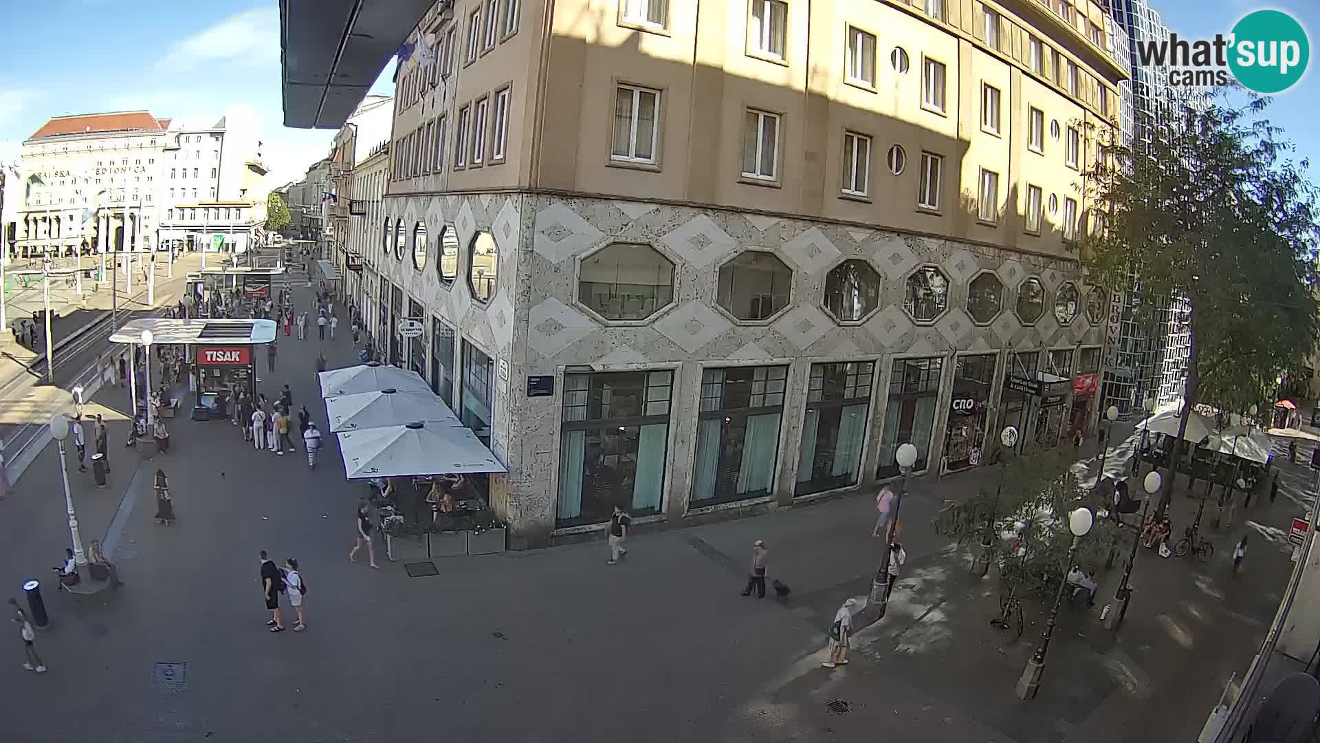 Zagreb live cam Bana Jelačića