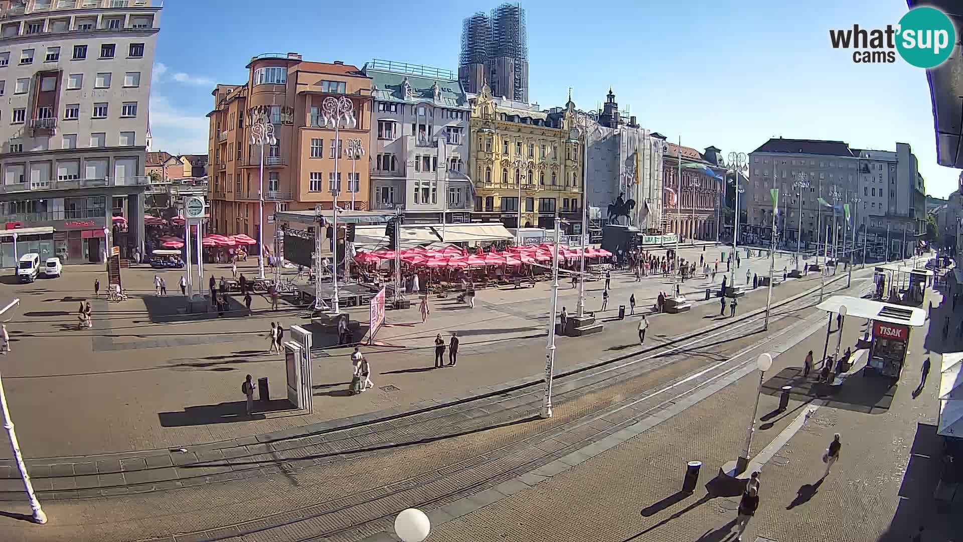 Spletna kamera Zagreb Ban Jelačić