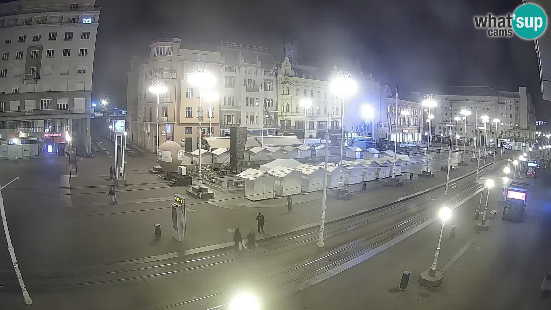 Webcam Zagabria Ban Jelacic piazza | Croazia