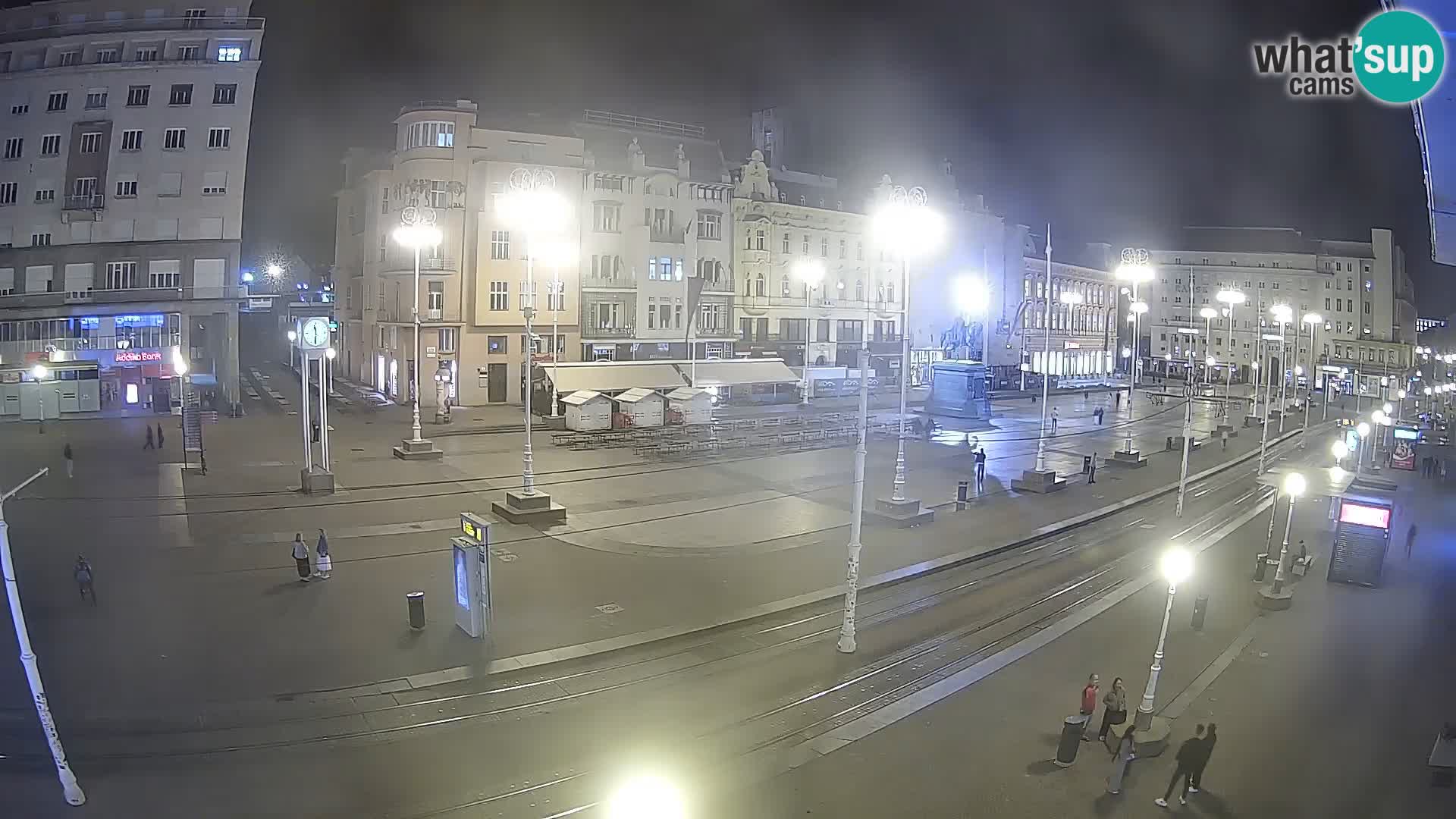 Zagreb webcam Ban Jelacica Platz | Kroatien