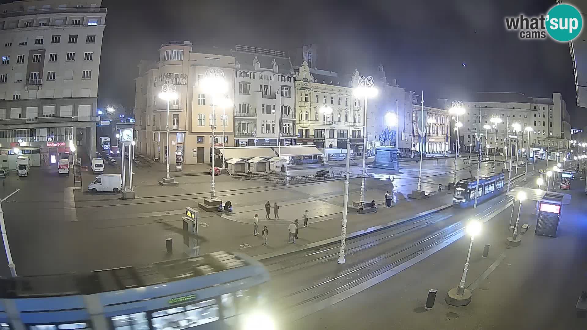 Webcam Zagreb Bana Jelačića square | Croatia