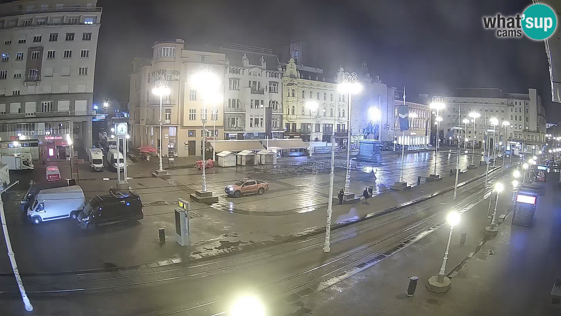 Webcam Zagreb Bana Jelačića square | Croatia