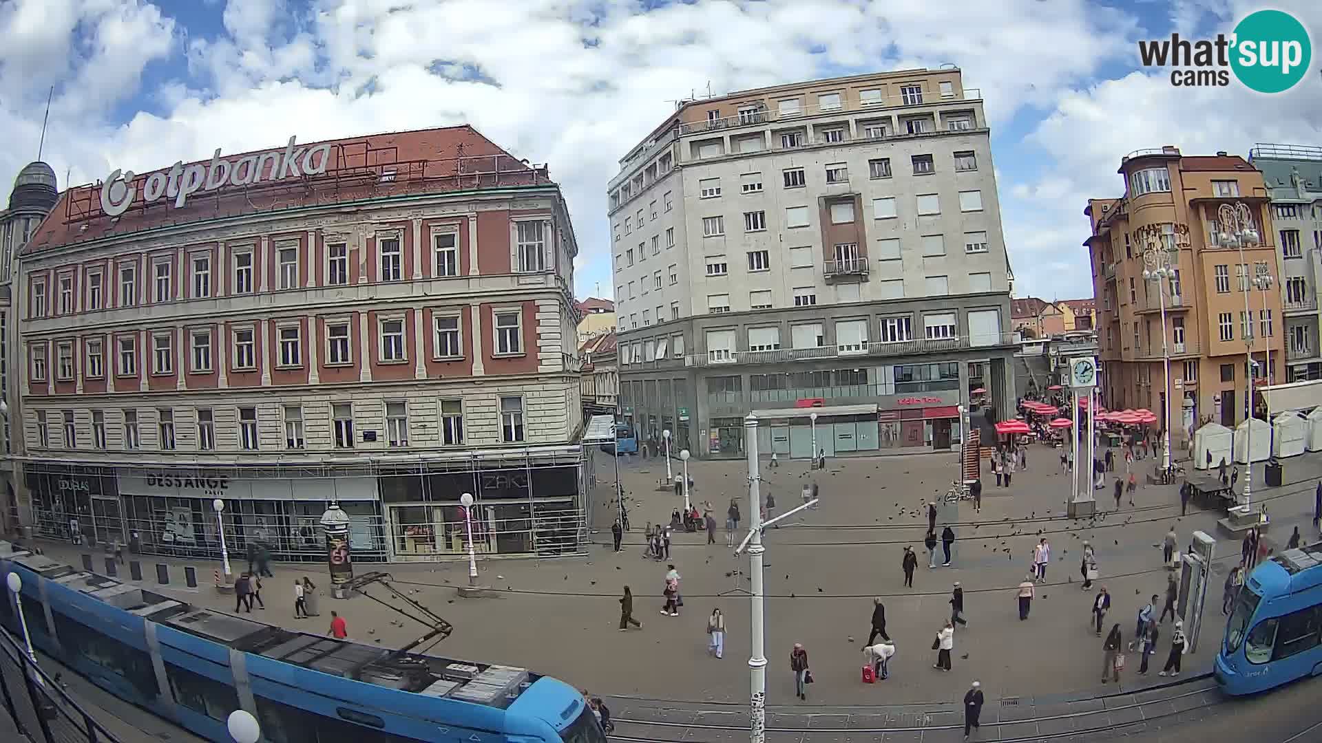 Webcam Zagreb Bana Jelačića square | Croatia